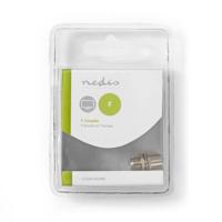 Nedis csgb41940me satelliet- en antenne-adapter f female - f female metaal - thumbnail