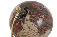 Wereldbol Home ESPRIT Zwart Beige Vintage 10 x 10 x 20 cm - thumbnail