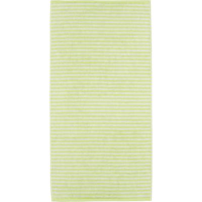 Cawö Cawo Campus Ringel Handdoek 50x100 pistazie