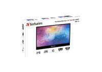 Verbatim PM-14 Draagbare monitor Energielabel A (A - G) 35.6 cm (14 inch) 1920 x 1080 Pixel 16:9 6 ms HDMI, USB-A 2.0, USB-C, Hoofdtelefoon (3.5 mm jackplug) - thumbnail