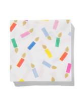 HEMA Servetten kaarsjes 33x33cm - 20 stuks - thumbnail