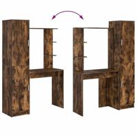 Bureau 2 pcs Gerookt eiken - thumbnail