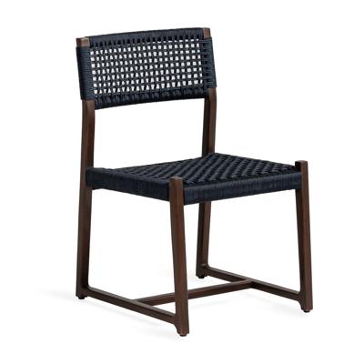 Jesper Home Tuinstoel 'Kuwana' Espresso Teakhout, kleur Indigo