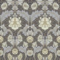 Dutch Wallcoverings Hidden Treasures 2 -Myrtle Blue/White - Blauw/Wit - thumbnail