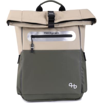 Hedgren commute bike chain rugtas 18,2l beige/olive