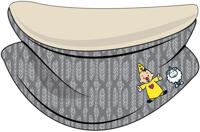 Studio 100 Bumba schaap halskledingstuk Grijs - thumbnail