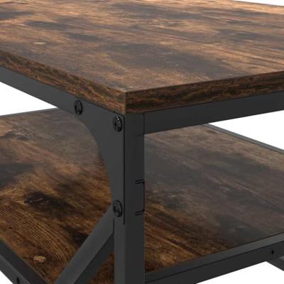 Salontafel Gerookt eiken 90 x 50 x 40 cm