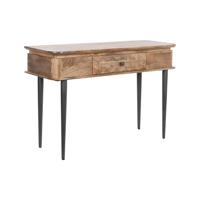 Wandtafel DKD Home Decor Natuurlijk Zwart Metaal Mangohout - thumbnail