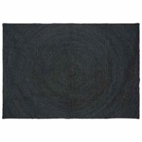 Vloerkleed Donkergrijs 160 x 230 cm Jute - thumbnail