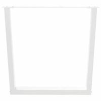 Eettafelpoten 2 st V-vormig 80x(72-73,3) cm staal wit - thumbnail