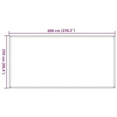VidaXL Tenttapijt 250x600 cm beige - thumbnail