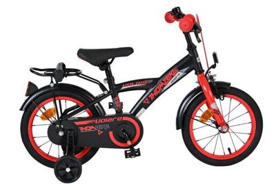 Volare thombike kinderfiets - jongens - 14 inch - zwart rood