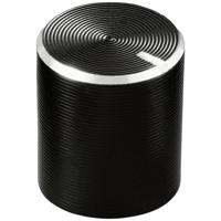 TRU COMPONENTS TC-11613884 Draaiknop Met knopmarkering Zwart (Ø x h) 10 mm x 11 mm Aluminium, Plastic 1 stuk(s) - thumbnail