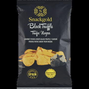 Snackgold Gourmet Potato Crisps Black Truffle Flavour 125 g bij Jumbo