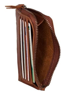 Burkely Antique Avery CC wallet-Cognac