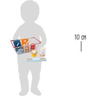 Small Foot houten speeleten in winkelmandje, 9dlg. - thumbnail