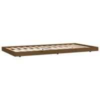 Bedframe massief grenenhout honingbruin 80x200 cm - thumbnail