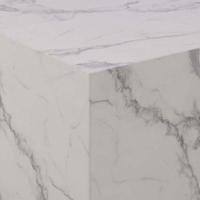 Bendt Salontafel 'Flavian' Set van 2 stuks, Marmerlook, kleur Wit - thumbnail