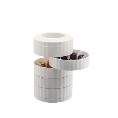 Alessi Plissé Koffiecapsulehouder wit Alessi Plissé Koffiecapsulehouder wit