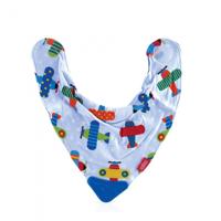 Nuby slabbetje Bijthoek junior 22 cm katoen - thumbnail