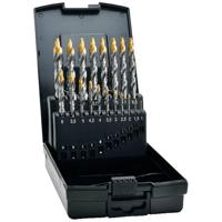 Exact 74561 HSS TiN-punt Spiraalboor 1 mm, 1.5 mm, 2 mm, 2.5 mm, 3 mm, 3.5 mm, 4 mm, 4.5 mm, 5 mm, 5.5 mm, 6 mm, 6.5 mm, 8 mm, 10 mm DIN 338 1 set(s) - thumbnail