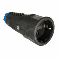 Plug-in basis Solera 17 250 V Zwart 4,8 mm 16 A IP20 - thumbnail