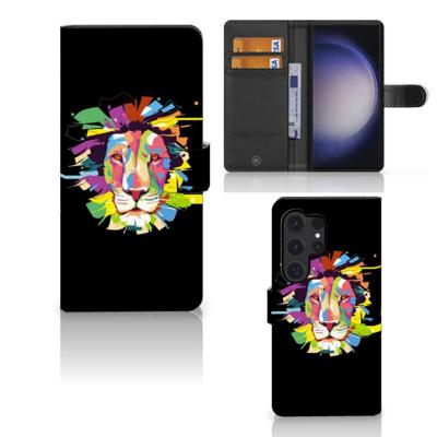 Samsung Galaxy S24 Ultra Leuk Hoesje Lion Color Samsung Galaxy S24 Ultra Leuk Hoesje Lion Color