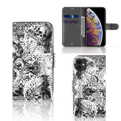 Telefoonhoesje met Naam Apple iPhone 11 Skulls Angel Telefoonhoesje met Naam Apple iPhone 11 Skulls Angel
