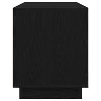 Tv-meubel met LED-verlichting 100x41x50 cm zwart eikenkleurig - thumbnail
