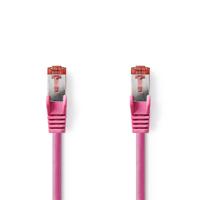 CAT6 S/FTP-Netwerkkabel | RJ45 Male - RJ45 Male | 7,5 m | Roze - thumbnail