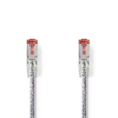 CAT6 S/FTP-Netwerkkabel | RJ45 Male - RJ45 Male | 0,5 m | Transparant