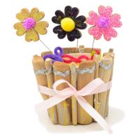 Colorations - afgeronde drijfhout takjes, 250 gram - thumbnail