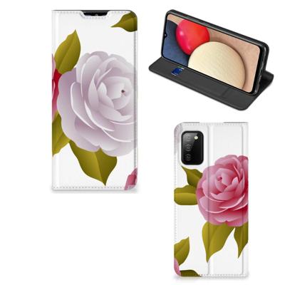 Samsung Galaxy M02s | A02s Smart Cover Roses Samsung Galaxy M02s | A02s Smart Cover Roses