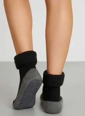 Warme slofsokken - Anti slip huissokken - Pantoffelsokken - Wollen grip sokken voor dames en heren