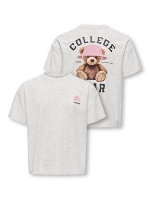 Kids ONLY winter top meisjes - grijs - KogBillie - regular fit, korte mouw