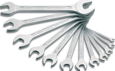 Hazet 450N/10 Dubbele steeksleutelset 10-delig Sleutelbreedte (metrisch) 6 - 32 mm