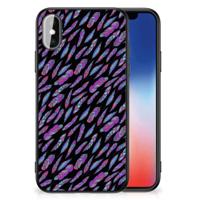 iPhone X | Xs Back Case Feathers Color - thumbnail