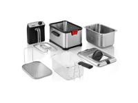 Princess Superior Friteuse met koudezone 3 l 3200 W Met handmatige temperatuursinstelling RVS, Zwart - thumbnail