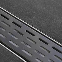 Rooster tbv Douchegoot Easy Drain Fixt-1 Black 80cm - thumbnail