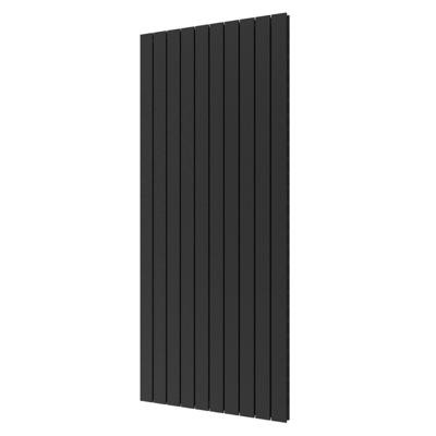 Plieger Designradiator Cavallino Retto Dubbel 1936 Watt Middenaansluiting 180x75,4 cm Black Graphite