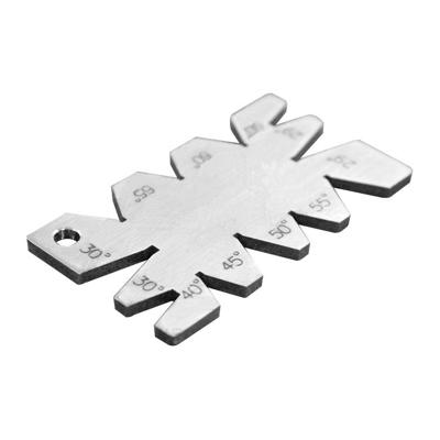 Roestvrijstaal schroefdraad snijhoek gauge meetinstrument