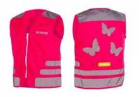 Wowow Reflectievest kids nutty jacket maat xs roze - thumbnail