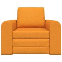 Slaapbank Donkergeel 98 x 71 x 83 cm Stof - thumbnail