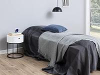 Bendt Rond Nachtkastje 'Gaga' met lade, kleur Wit - thumbnail