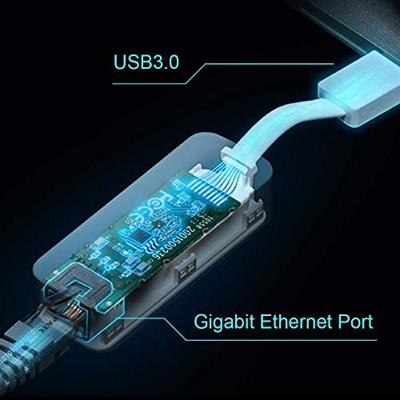 Netwerk adapter TP-Link UE300 Gigabit Ethernet Wit - thumbnail