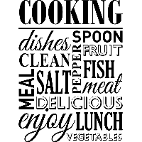 Cooking - Muursticker - thumbnail