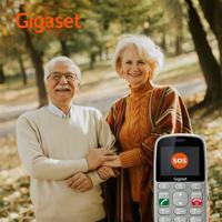 Gigaset GL390 mobiele telefoon zonder abonnement voor senioren (met SOS-functie, handige uitrusting, kleurendisplay, extra grote losstaande toetsen en drie snelkeuzetoetsen - thumbnail