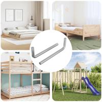 VidaXL Zeskantsleutel 2 pcs zilver 32 x 86 mm staal - thumbnail