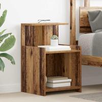 Bedkast Oud hout 40 x 35 x 60 cm Spaanplaat - thumbnail