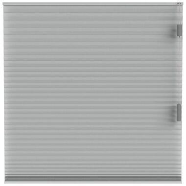 Fenstr plisségordijn Chicago dubbel 25mm verduisterend - lichtgrijs (20031)